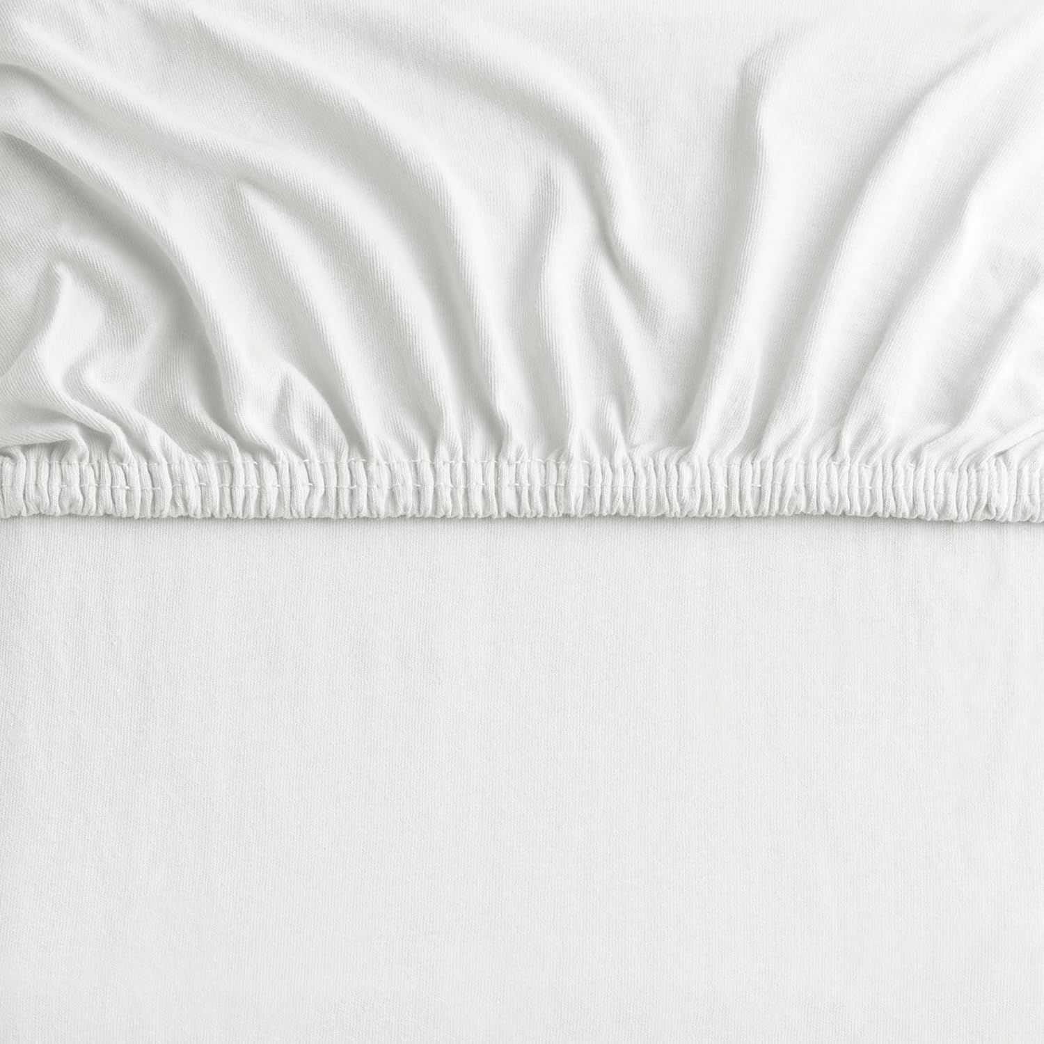 Hotel Quality Fitted sheets - 2 Piece Fitted sheets  -Breathable Bedding - Wrinkle, Fade, Stain Resistant- 26inch/40cm Deep Pocket Fitted Bed Sheet-Wrinkle and Fade Resistant,(White,Super King) - Image 4