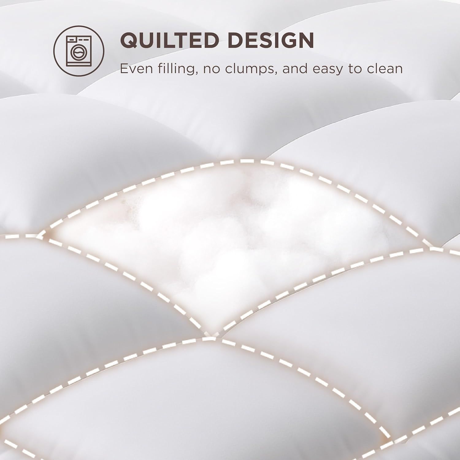 1000GSM Mattress Topper Viscose Derived from Bamboo, Thick Pillowtop Fitted Mattress Cover with 45cm Deep Skirt - Machine Washable Hypoallergenic(King,white) - Image 7