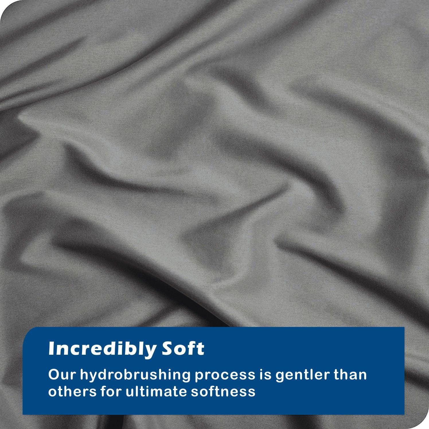 3 Piece Hotel Soft Microfiber Quilt Cover Set-2000TC Duvet/Donna Cover Set & Pillowcases -1 Quilt Cover Zipper Closure & 1 x Pillowcases-Breathable Bedding - Wrinkle, Fade, Stain Resistant(Grey,Double) - Image 4