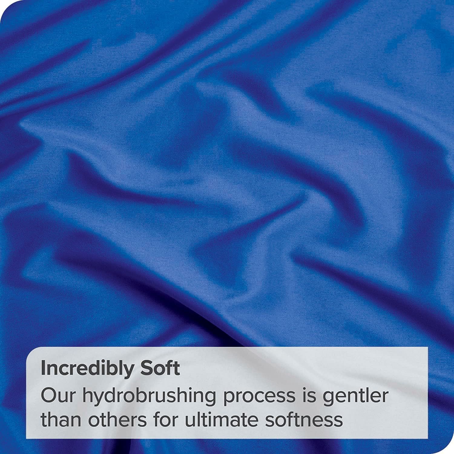 Elegant Comfort Premium Hotel Quality 1-Piece Double Flat Sheet, Luxury and Softest 2000 Thread Count Bedding Flat Sheet(Double,Royal blue) - Image 3