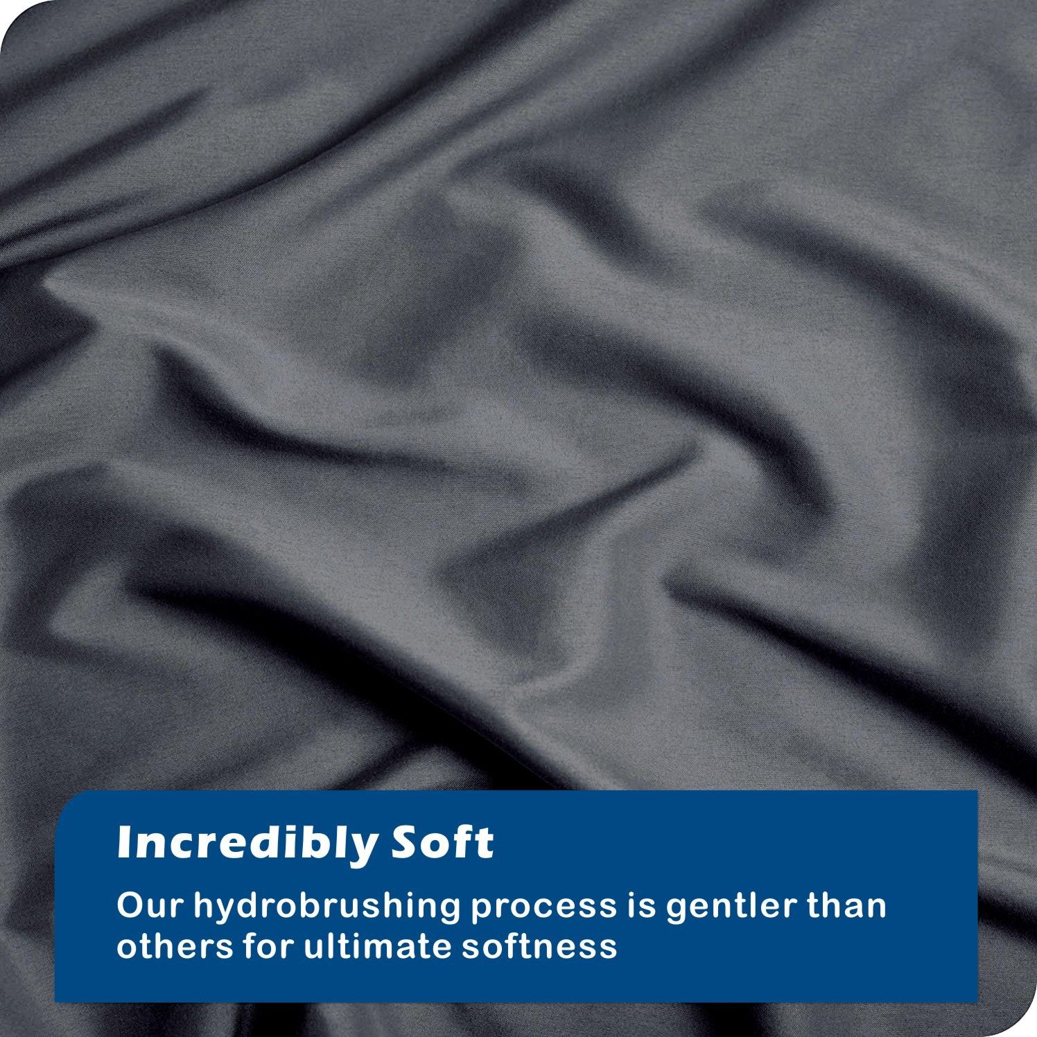 3 Piece Hotel Soft Microfiber Quilt Cover Set-2000TC Duvet/Donna Cover Set & Pillowcases -1 Quilt Cover Zipper Closure & 1 x Pillowcases-Breathable Bedding - Wrinkle, Fade, Stain Resistant(Dark gray,Queen) - Image 5