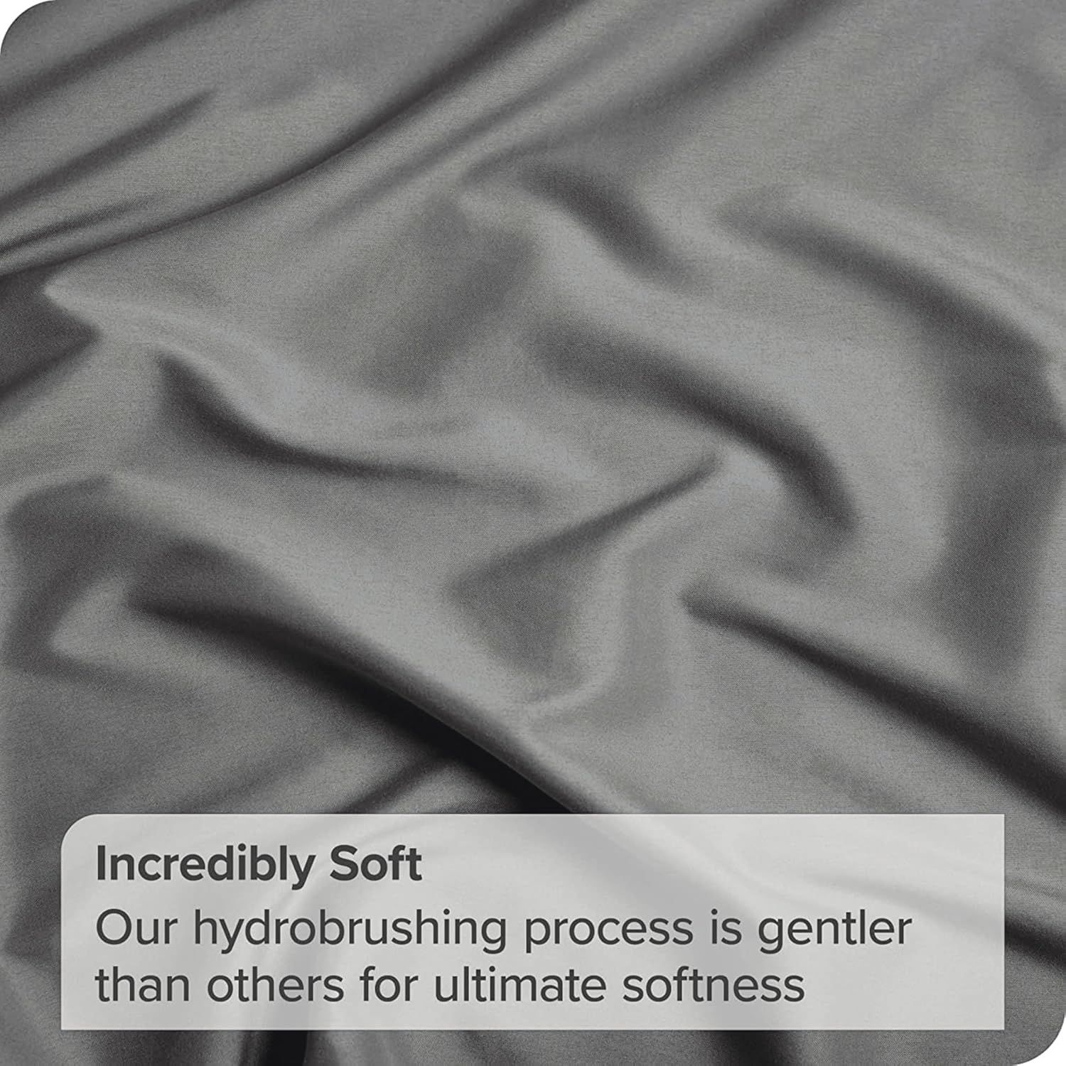 2 Piece Fitted Sheet Set- Fitted Sheet & Pillowcases -Breathable Bedding - Wrinkle, Fade, Stain Resistant- 40cm Deep Pocket Fitted Bed Sheet Set(Grey,Single) - Image 7