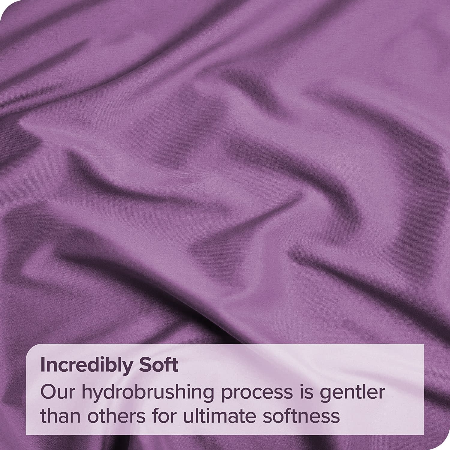 Elegant Comfort Premium Hotel Quality 1-Piece Single Flat Sheet, Luxury and Softest 2000 Thread Count Bedding Flat Sheet(Single,Purple) - Image 3