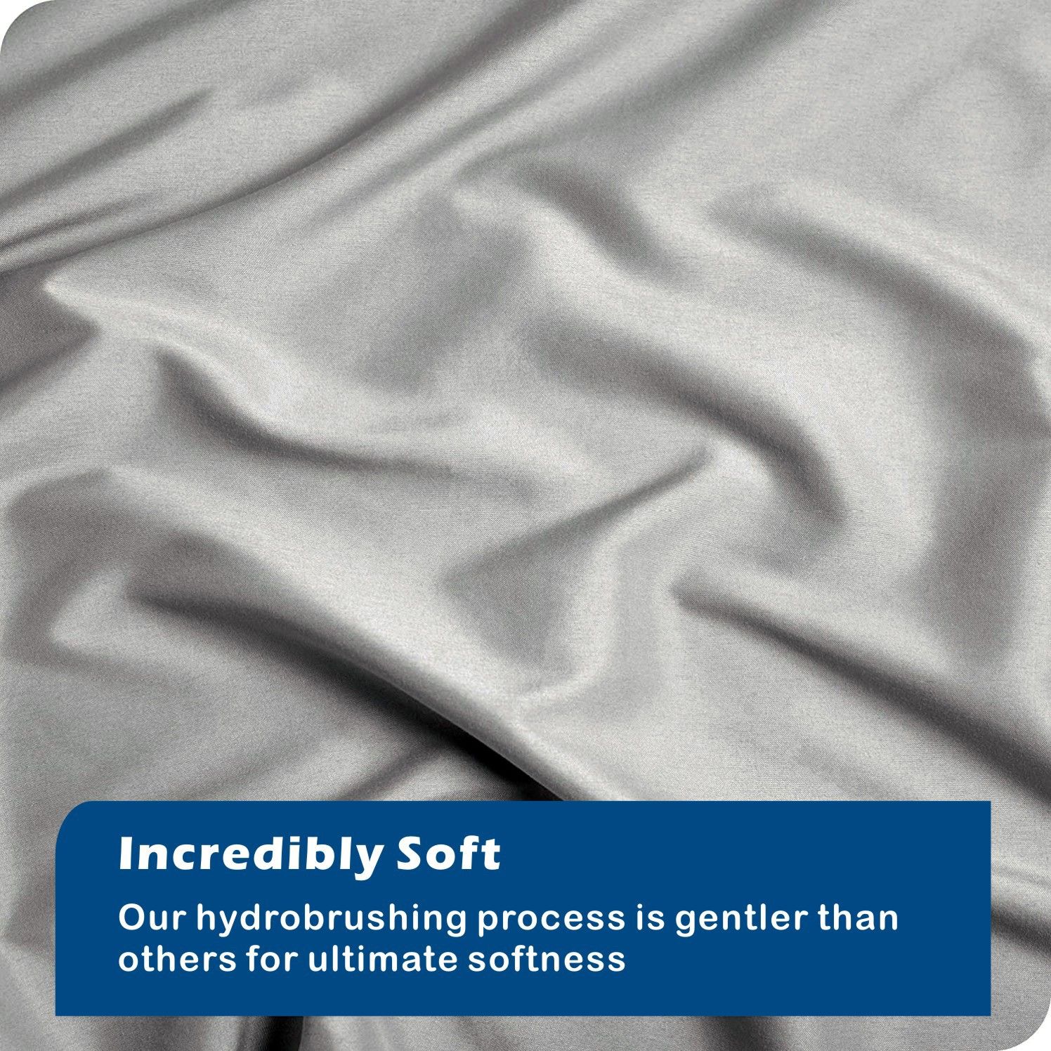 3 Piece Hotel Soft Microfiber Quilt Cover Set-2000TC Duvet/Donna Cover Set & Pillowcases -1 Quilt Cover Zipper Closure & 1 x Pillowcases-Breathable Bedding - Wrinkle, Fade, Stain Resistant(Silver-gray,Super King) - Image 4