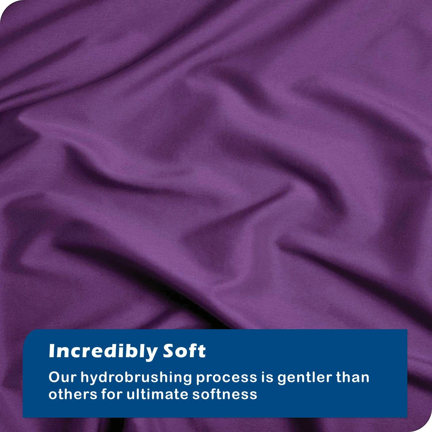 3 Piece Hotel Soft Microfiber Quilt Cover Set-2000TC Duvet/Donna Cover Set & Pillowcases -1 Quilt Cover Zipper Closure & 1 x Pillowcases-Breathable Bedding - Wrinkle, Fade, Stain Resistant(Purple,Super King) - Image 4