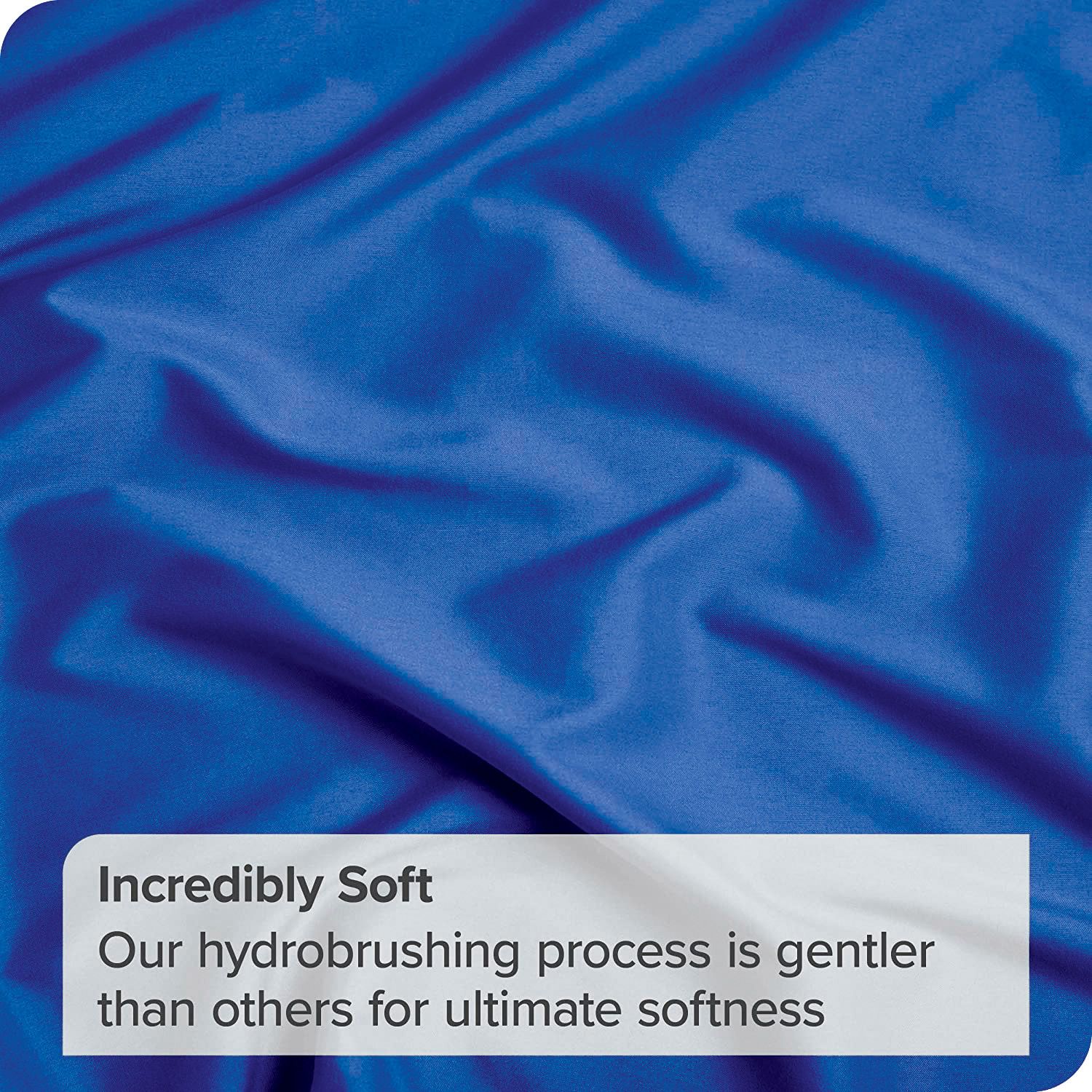 4 Piece Bed Sheet Set- Bedding Sheets & Pillowcases -Breathable Bedding - Wrinkle, Fade, Stain Resistant-Deep Pocket Flat Fitted Bed Sheet Set(Royal blue,Super King) - Image 3