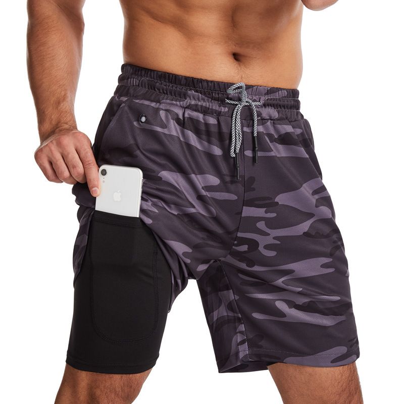 MUSCLE BURNING Men Running Shorts Quick Dry 5 Inch White - Image 2