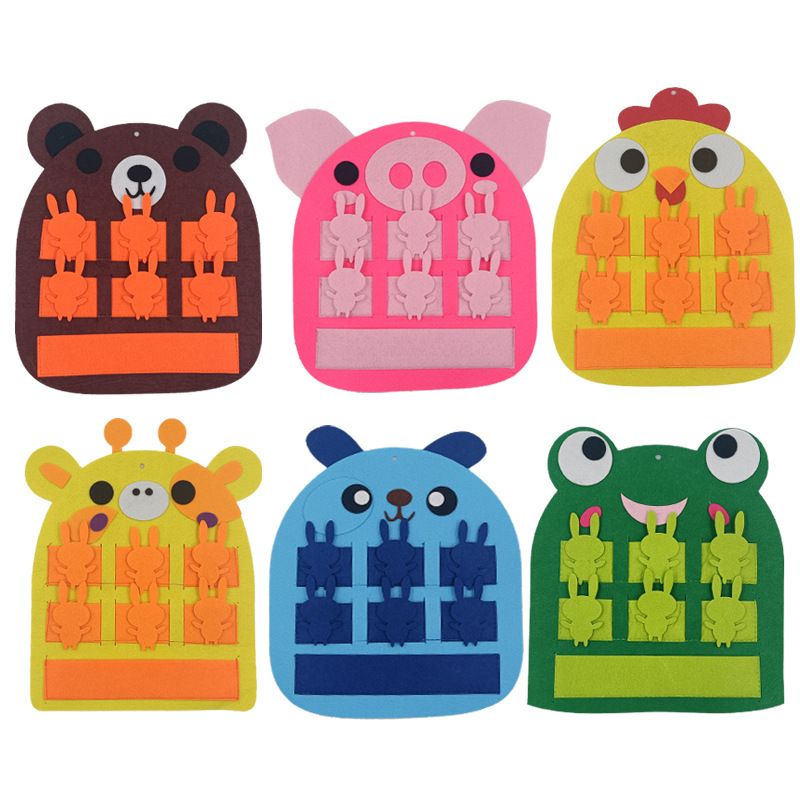 Naitaoxing Cloth Kids Entry Card Bag DIY Toy 40-mouth blue cat - Image 2