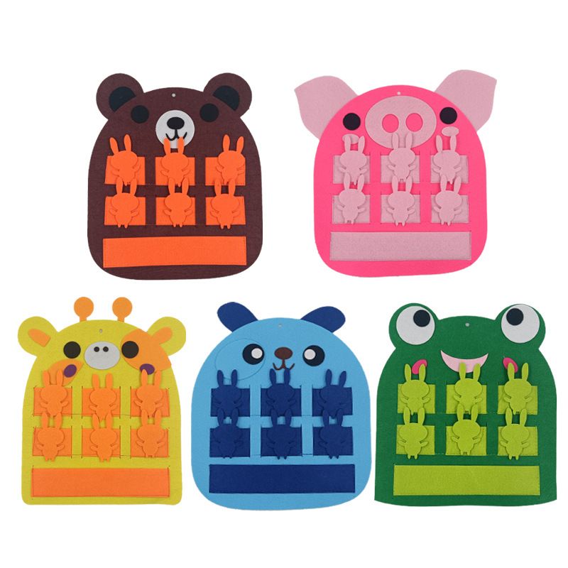 Naitaoxing Cloth Kids Entry Card Bag DIY Toy 40-mouth blue cat - Image 3