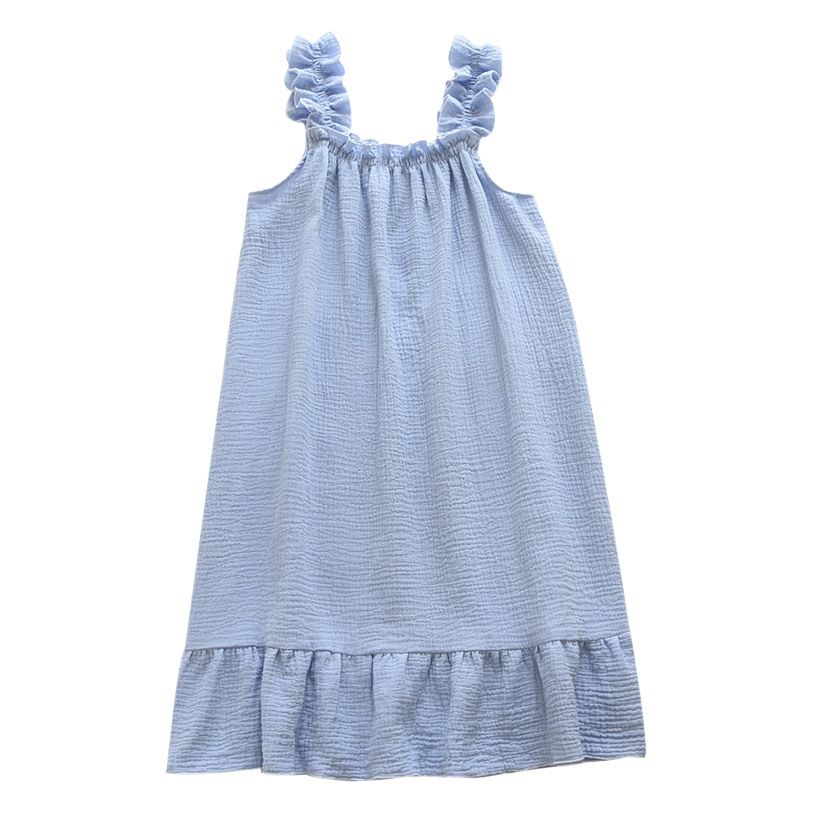 Garmina Women Cotton Sling Nightdress Long Summer White Love Sling M - Image 2