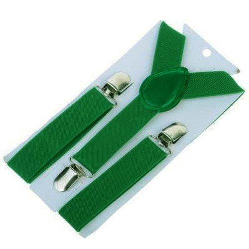 Children Y Strap 3 Clips Adjustable Polyester Dark green - Image 1