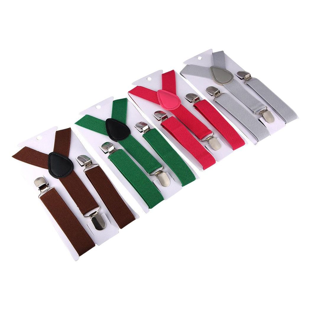 Children Y Strap 3 Clips Adjustable Polyester Dark green - Image 2