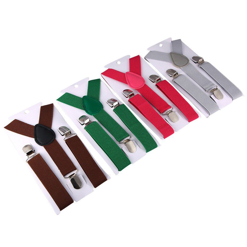 Children Y Strap 3 Clips Adjustable Polyester Dark green - Image 5
