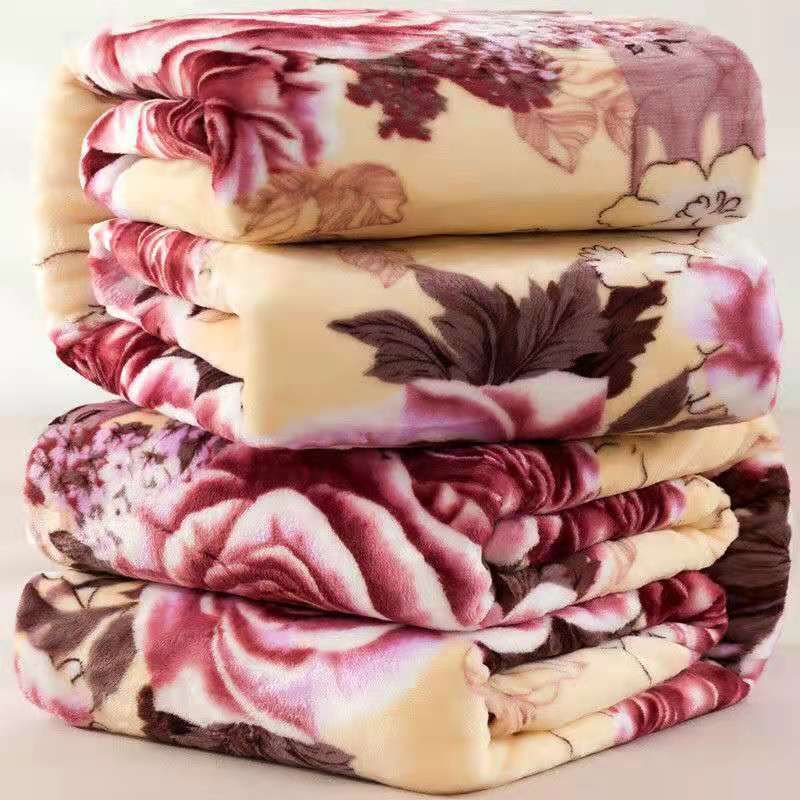 Flannel Blanket Polyester Geometric 120x200cm A flower 180*200cm about 1.2kg - Image 3