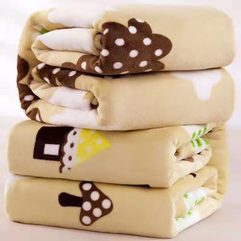Flannel Blanket Polyester Geometric 120x200cm House of sheep 150*200cm about 1.0kg - Image 1