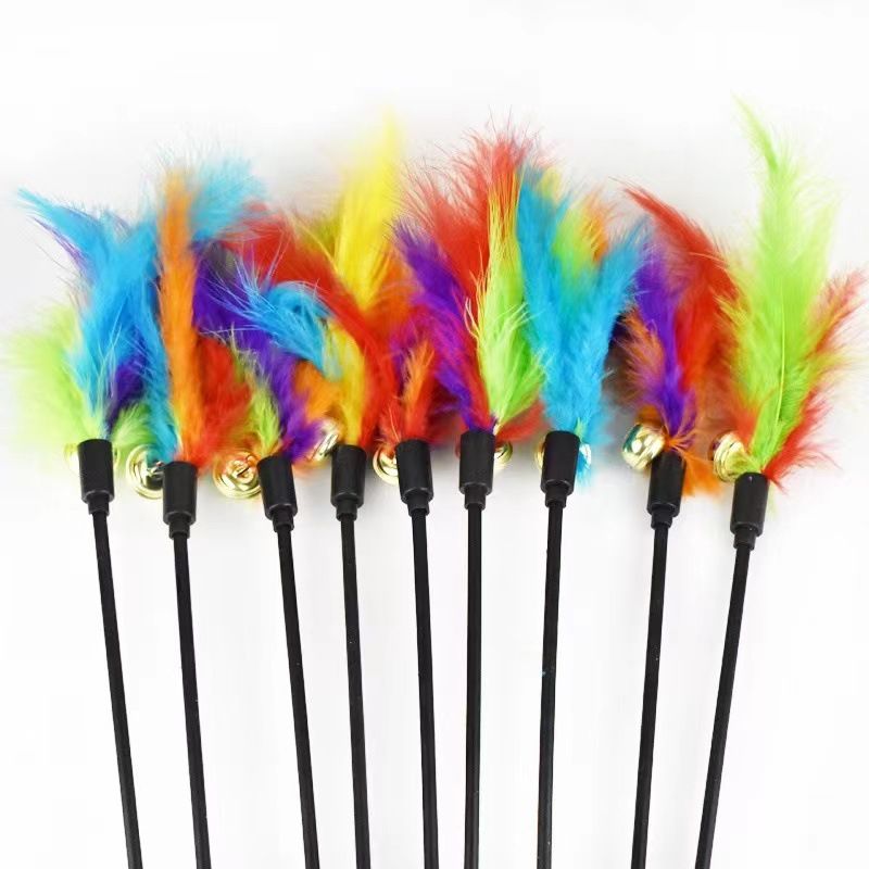 Cat Feather Toy PVC 50cm Macaron Turkey 50cm (including macaron turkey feather) - Image 6