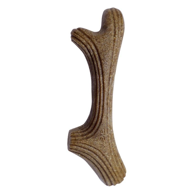 Gigwi Dog Chew Toy Wood Antler Bite Resistant Trumpet - Image 1