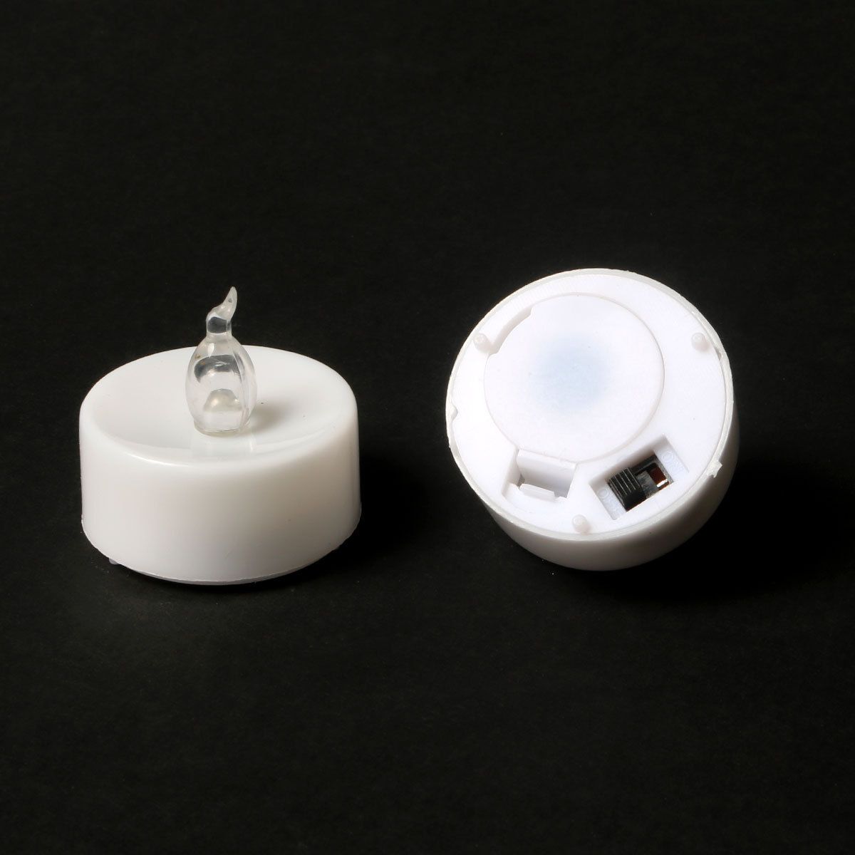 LED Electronic Candle 12 Pack Remote Control Timing Warm white light-frosted head - Image 4