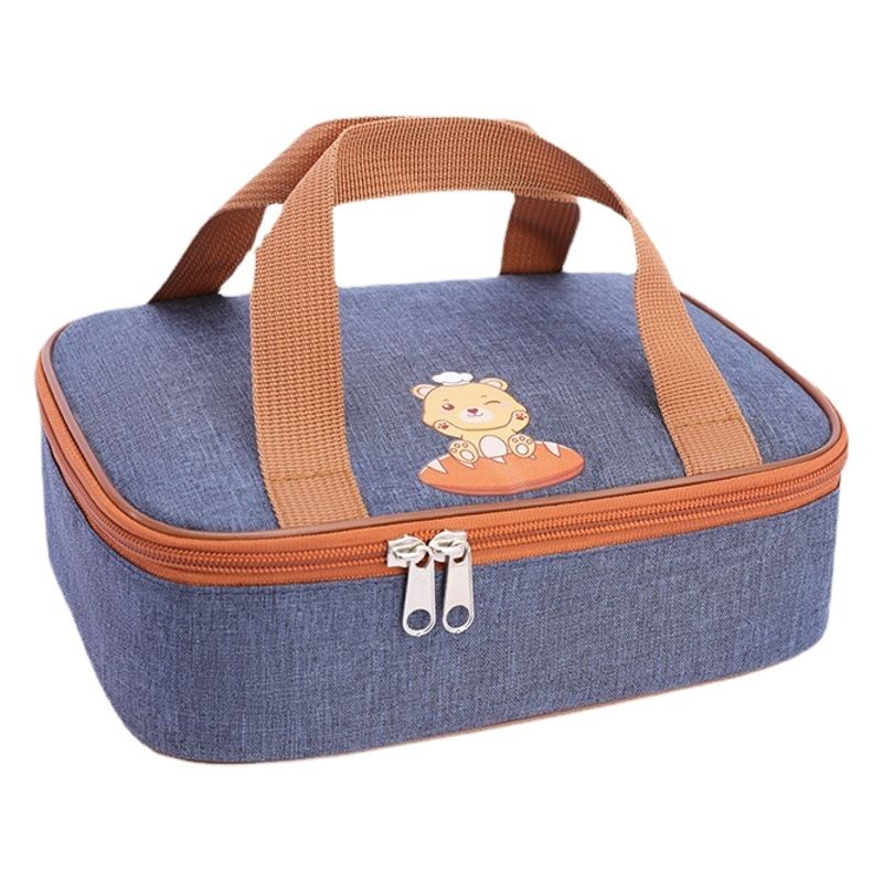 Insulation Lunch Bag Senyi Xin Oxford Cloth T2023 Pink Twist Trumpet 小号 - Image 1