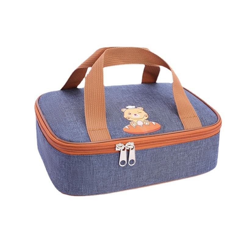 Insulation Lunch Bag Senyi Xin Oxford Cloth T2023 Pink Twist Trumpet 小号 - Image 2