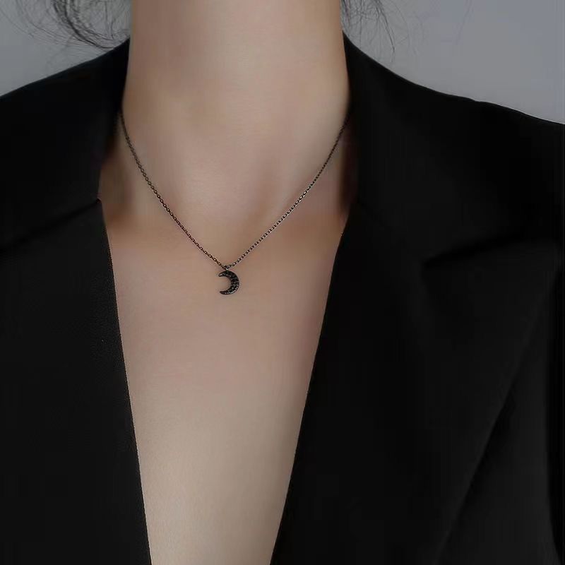 Necklace Women Alloy Bow Water Wave Chain Double W necklace - Image 4