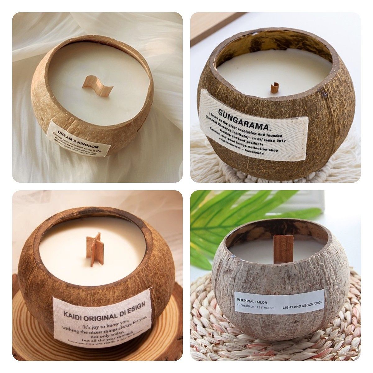 Wooden Wick Cross Shape DIY Candle Accessory Double layer 1.3*7.5cm - Image 2