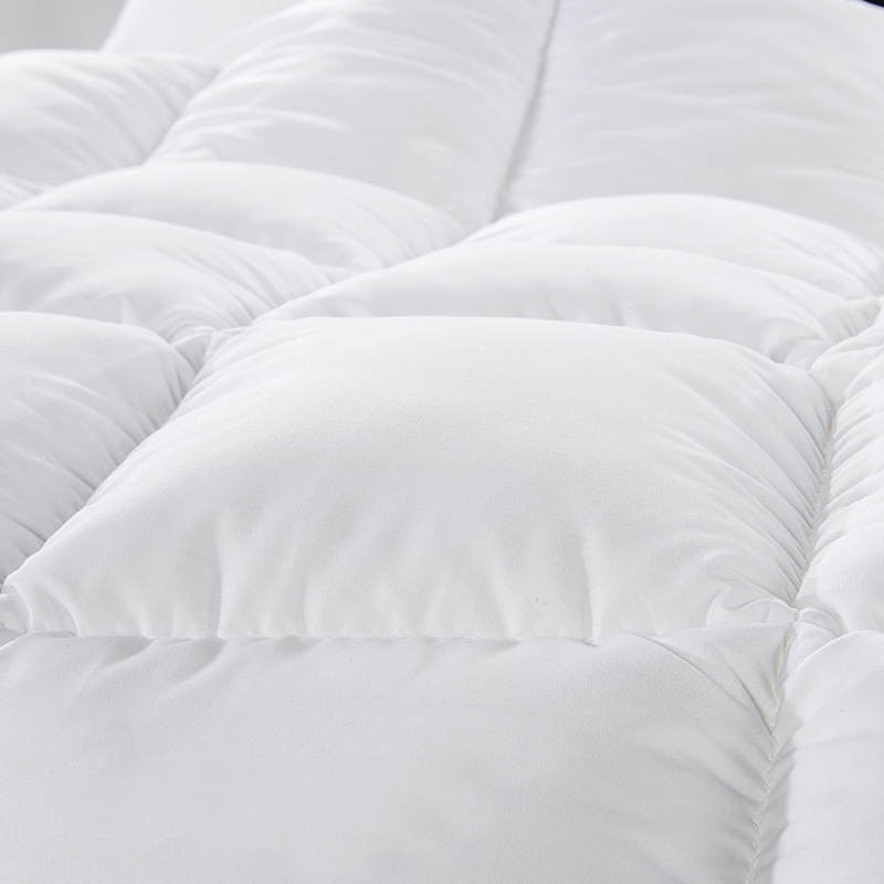 500GSM Soft Goose Feather Down Quilt Duvet  95% Feather 5% Down All-Seasons - King Single - White - Image 1