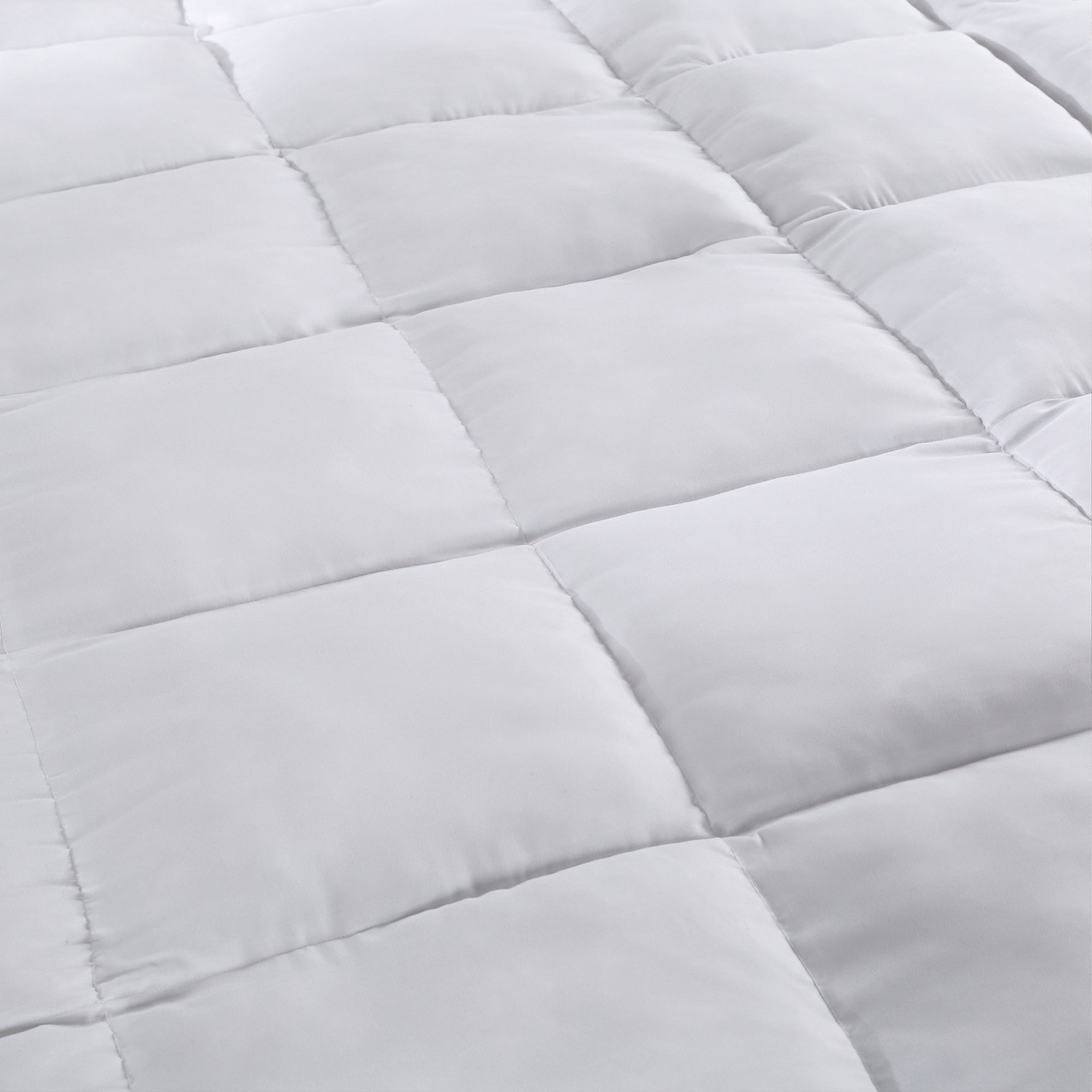 Royal Comfort 1000GSM Luxury Bamboo Fabric Gusset Mattress Pad Topper Cover - King - White - Image 1