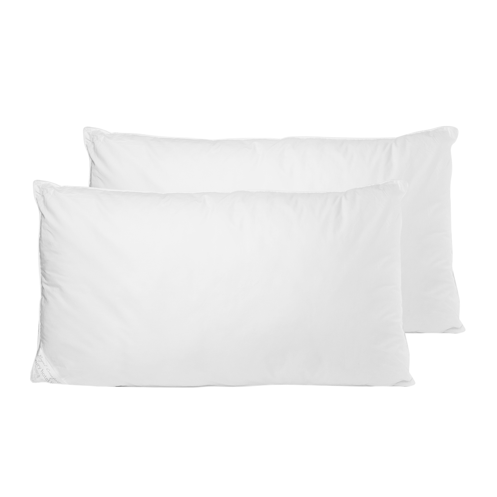 2 Pack Royal Comfort Cotton Cover 233TC Microfibre Luxury Signature Hotel Pillow - Image 1