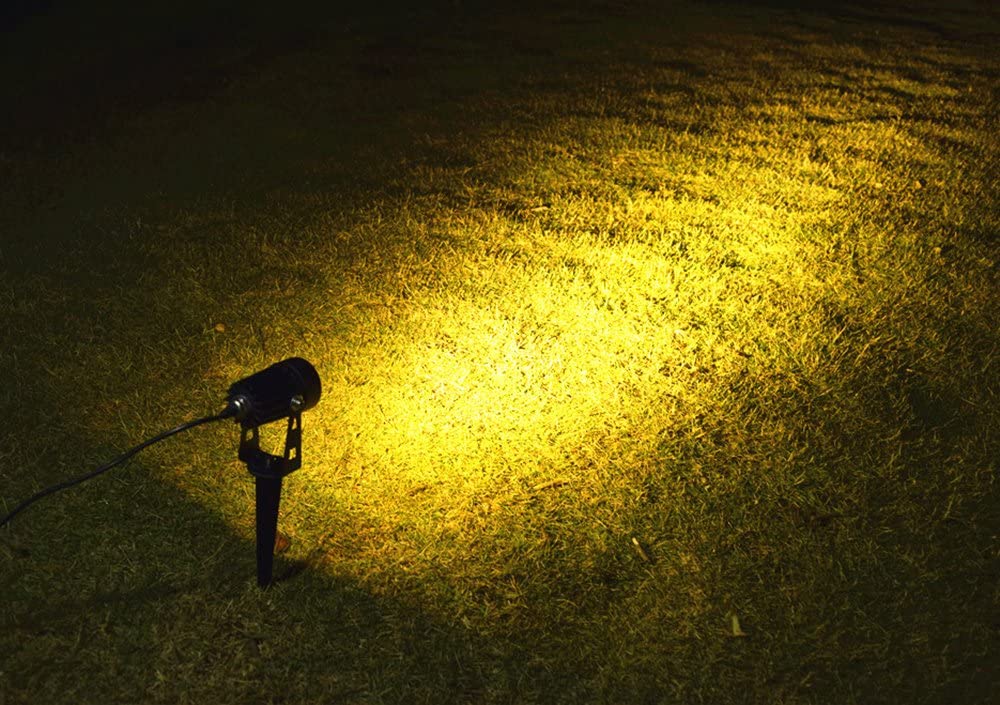 3 x LED Spotlights Powered Solar Garden Lights Outdoor Waterproof (Warm White) - Image 2