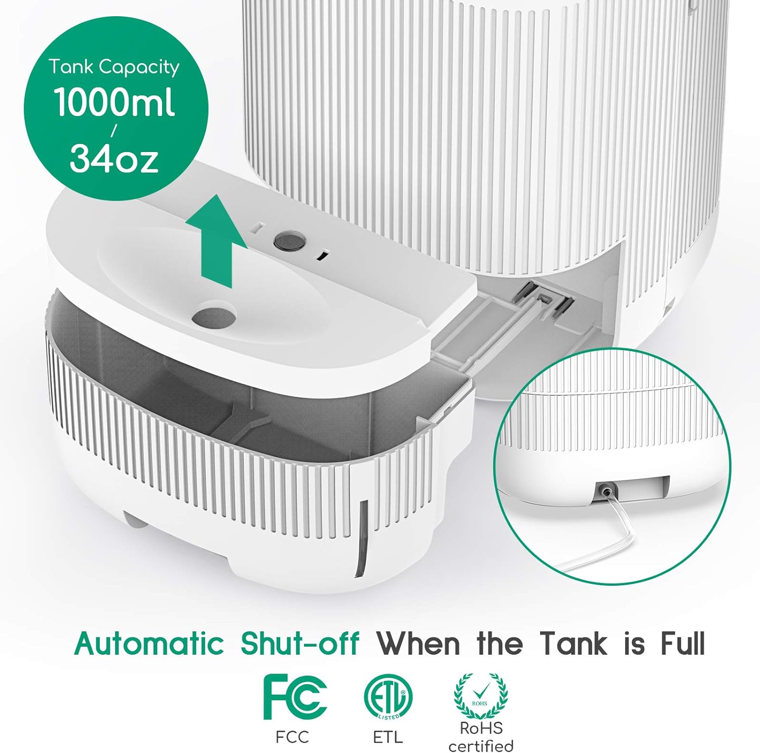 Air Purifier Dehumidifier Q10 HEPA Filter - Image 5