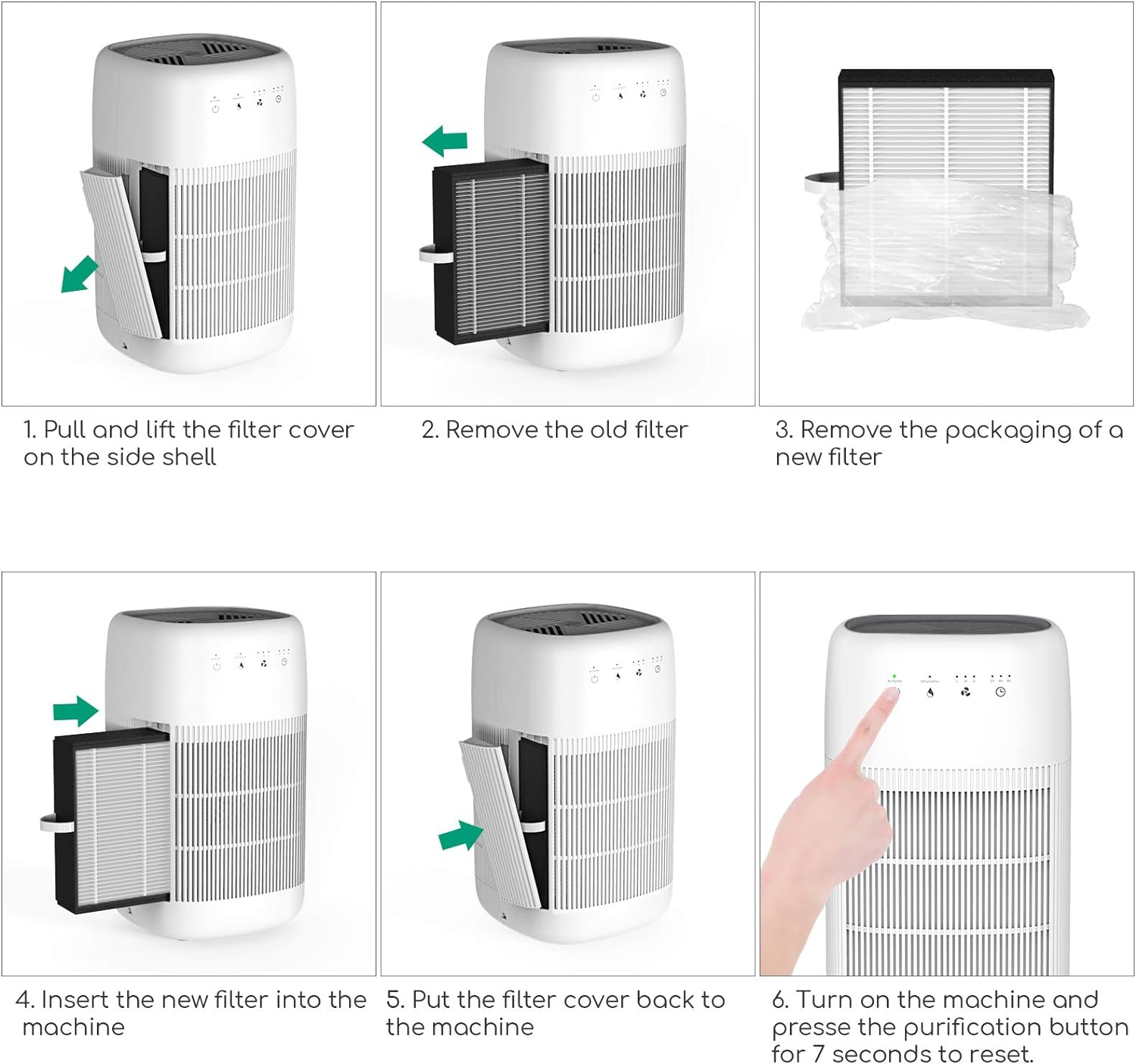 Air Purifier Dehumidifier Q10 HEPA Filter - Image 6