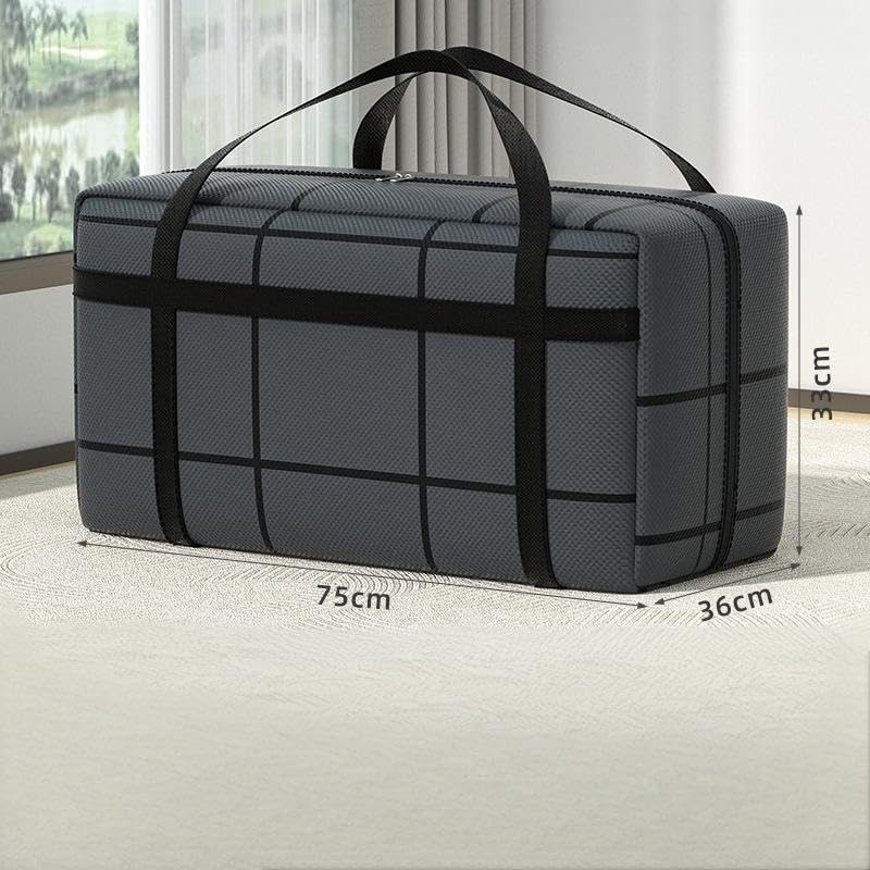 CARLA HOME 2-Pack 180L Extra Large Moving Storage Bags with Handles & Duty Zippered for Clothes, Travel, Space Saving & Camping - Image 7