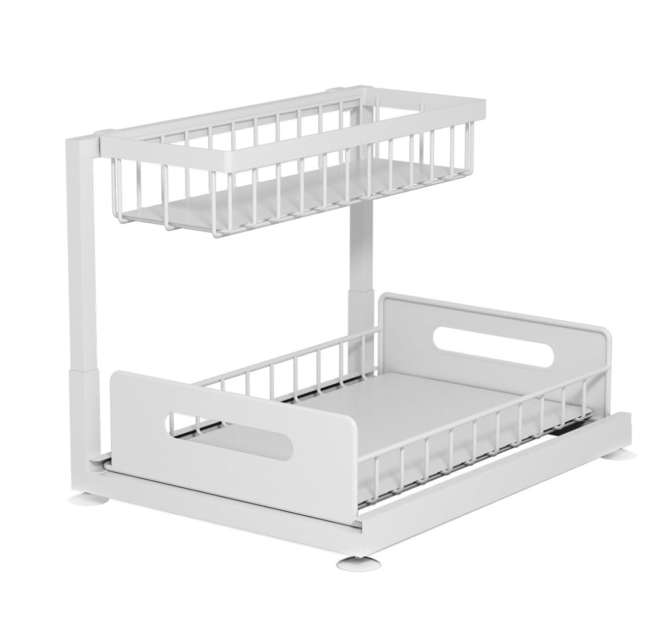 CARLA HOME 2 pack Under Sink Organiser with Sliding Drawers & 2 tier for Kitchen & Bathroom - Image 8