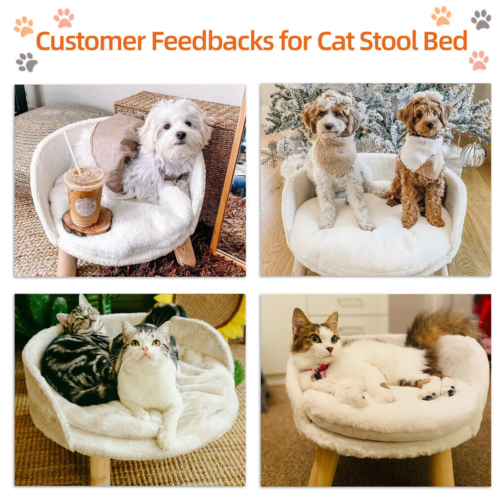 Luxury Round Pet Sofa Bed 40cm Soft Cushion Anti-skid - Image 5