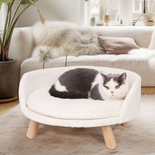 Luxury Round Pet Sofa Bed 60cm Soft Cushion Anti-skid - Image 1
