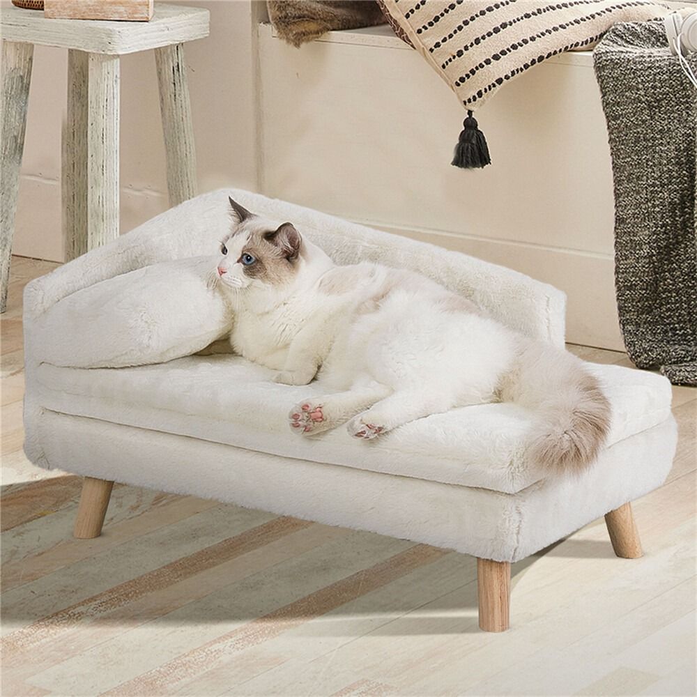 Luxury Pet Sofa Bed 70cm Rectangular Soft Cushion Anti-skid - Image 1