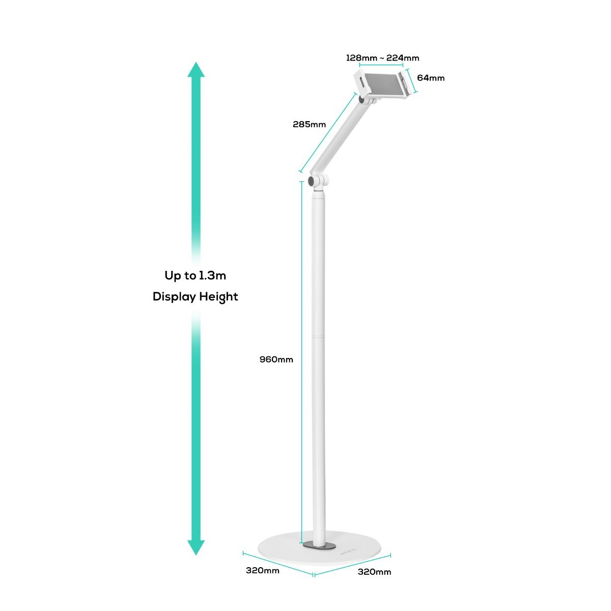 activiva Universal iPad & Tablet Floor Stand - Image 5