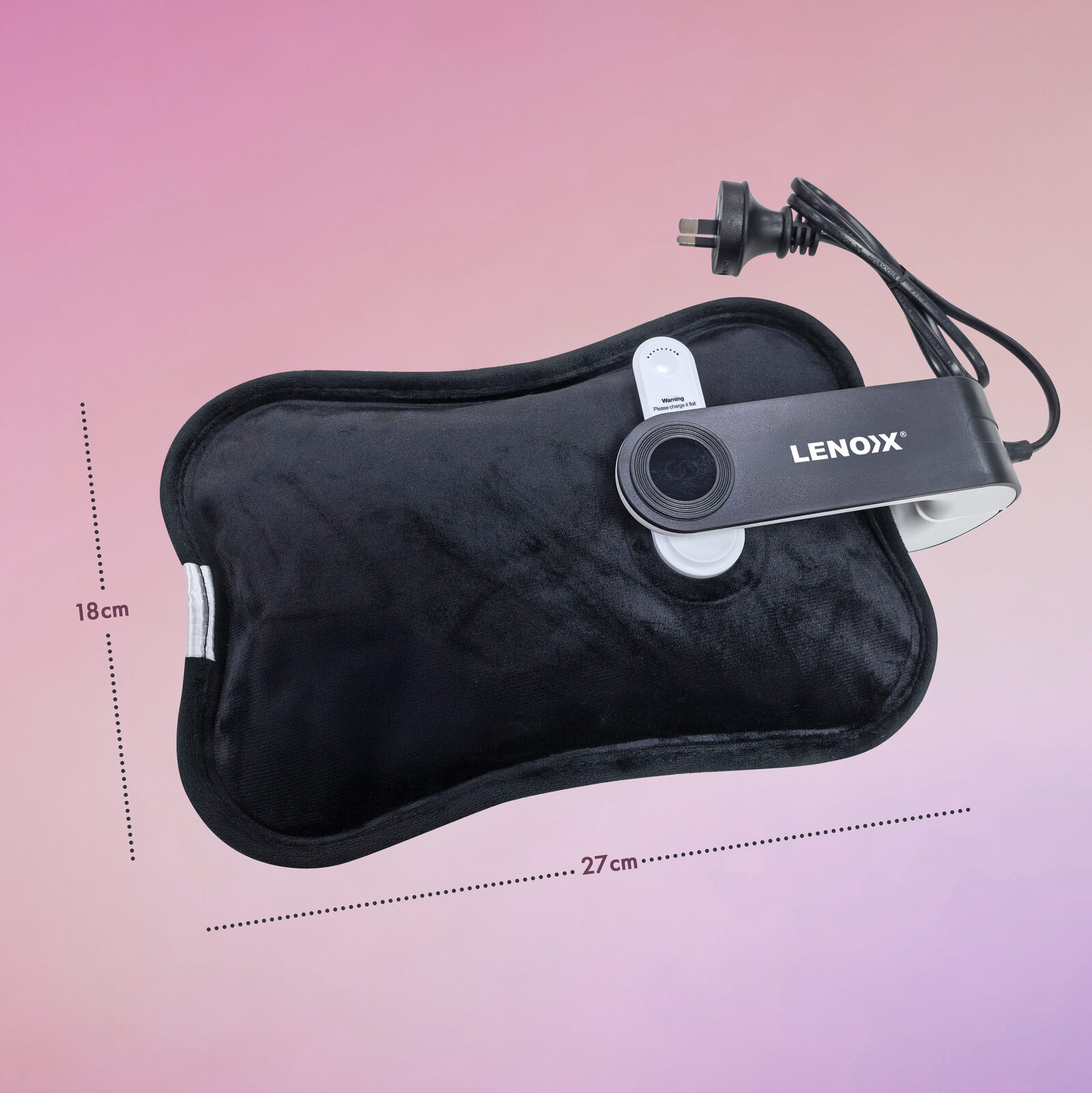 Rechargeable Electric Hot Water Bottle 180W, Fast Heating, Up to 70°C, Leak-Resistant Design - Image 3