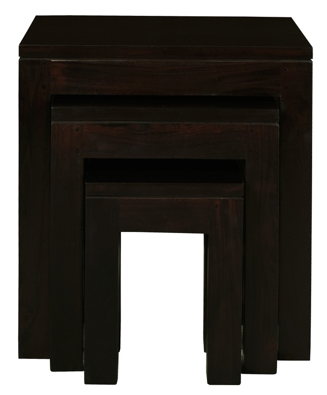 Amsterdam Nest of Table Set of 3 (Chocolate) - Image 1