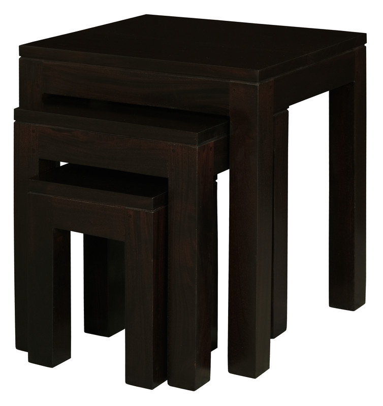 Amsterdam Nest of Table Set of 3 (Chocolate) - Image 2