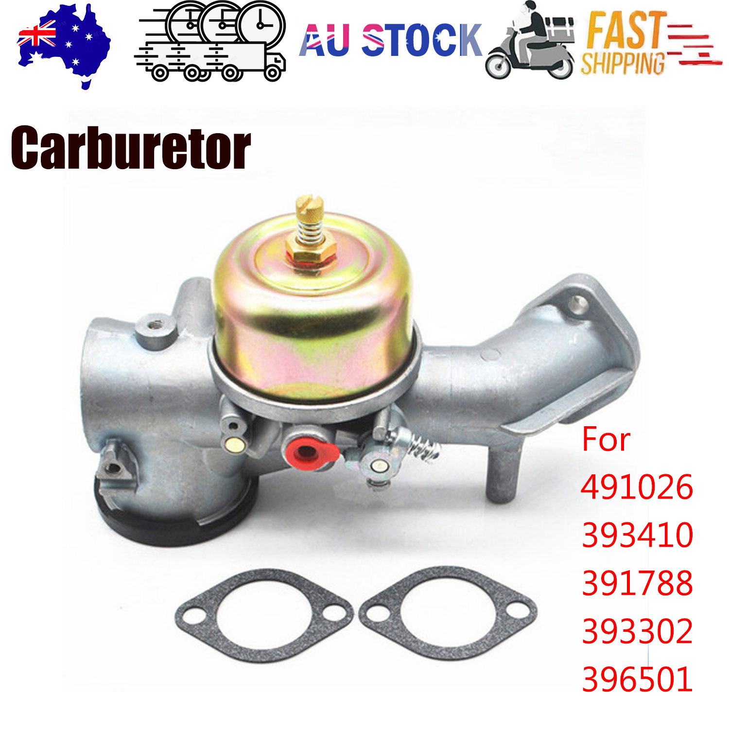 Carburetor For Briggs & Stratton 12HP Engine 491026 393410 391788 393302 396501 - Image 1