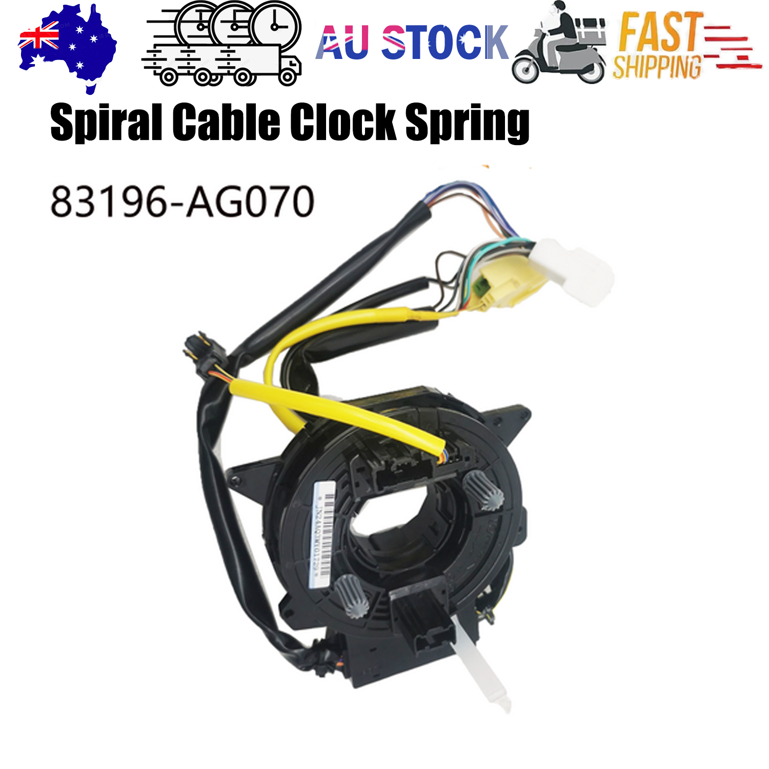 Spiral Cable Clock Spring Fits for Subaru Forester 2011-2012 83196-AG070 - Image 1