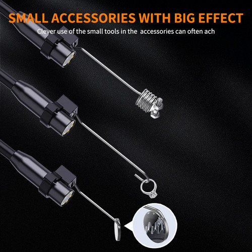 2M 8mm Lens Industrial Endoscope 1080P Digital Borescope Inspection Camera LED Lamp - Image 6