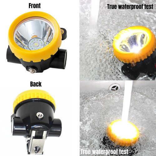 LED Miner Headlight 3000 LUX High Bright Waterproof Hard Hat Lamp Rechargeable - Image 6