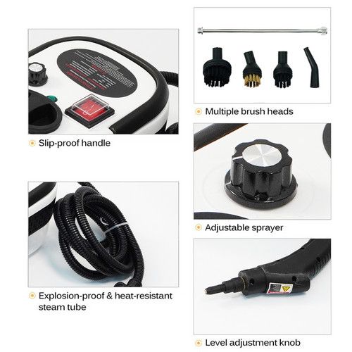 Steam Cleaner 3200W Portable Handheld High Pressure Steamer for Car Home Kitchen - Image 3