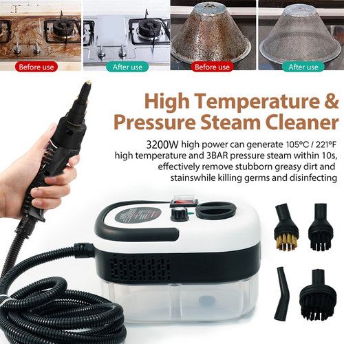 Steam Cleaner 3200W Portable Handheld High Pressure Steamer for Car Home Kitchen - Image 5