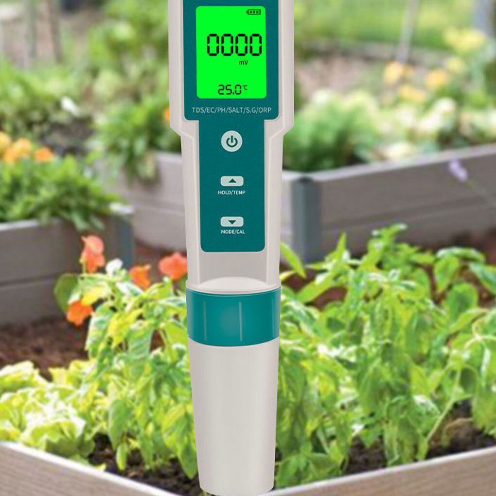 7 In 1 PH Meter TDS/EC/Salt/Temp Water Quality Monitor Tester Pen Pool Aquarium - Image 5