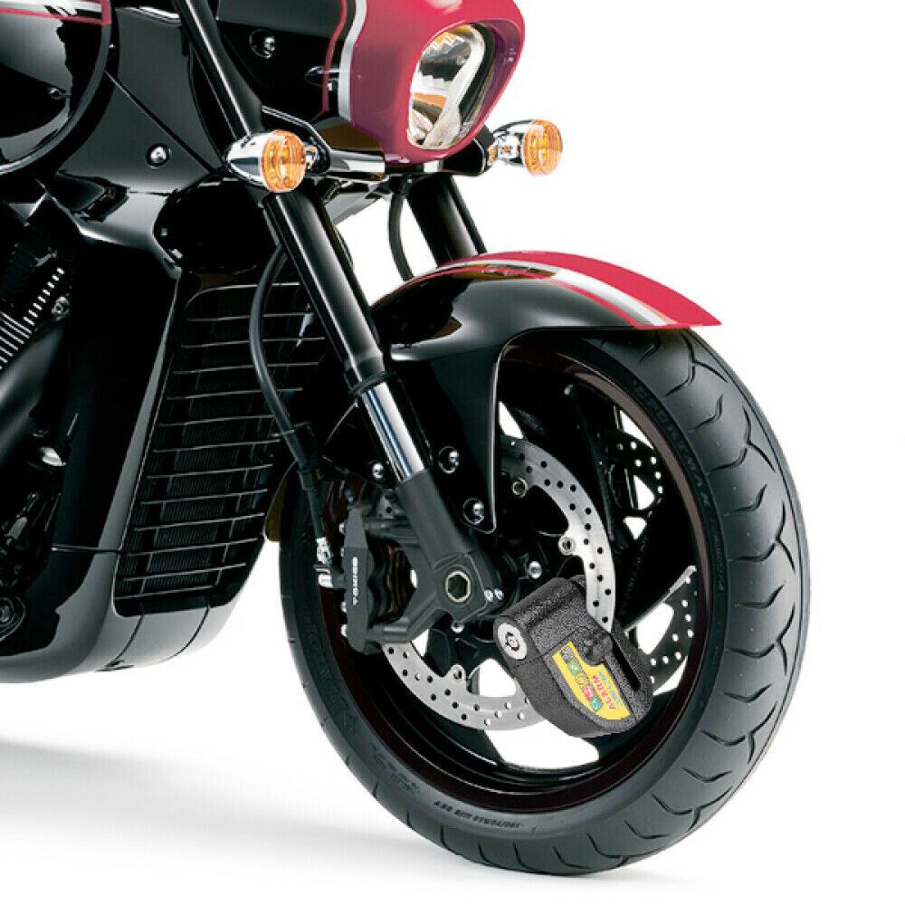 Black Motorcycle Alarm Disc Lock Motor Bike Brake Security Electric  Bicycle Lock AU - Image 8