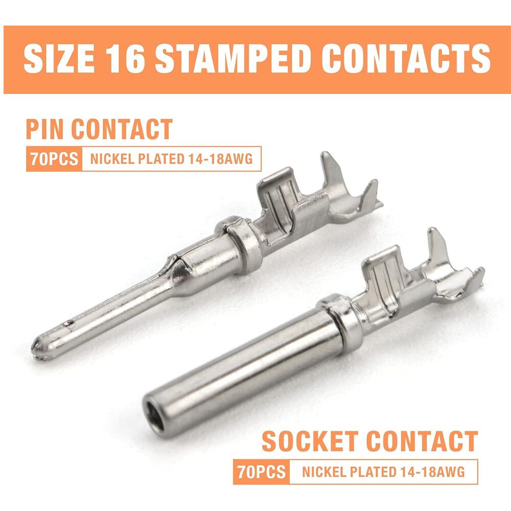 188pcs Deutsch DT Series Connector Assortment 2/3/4/6/8/12 pin 2 Pair each - Image 3